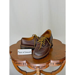 Dr. Martens MIE England Oxford Brown Shoes UK 5 US Mens 6 Womens 7 #0106